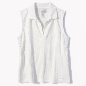 Jones New York Ivory Sleeveless Top